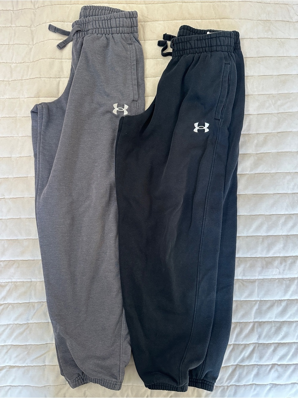 Under Armour Kids' Baggy Joggers - Black & Gray